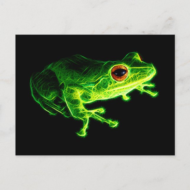Green Frog Postcard (Front)