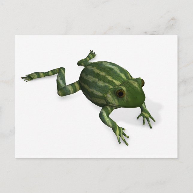Green Frog Postcard (Front)