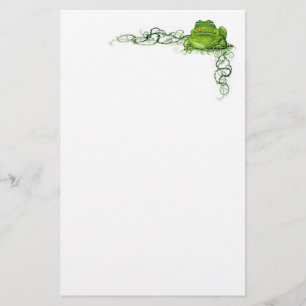 Green Frog Stationary Stationery
