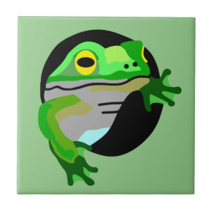 Green Frog   Tile