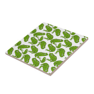 Green Frog Tile