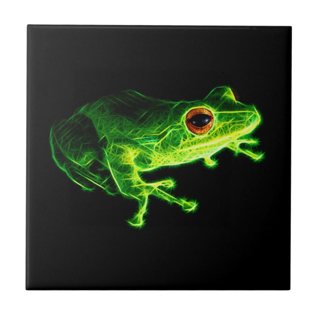 Green Frog Tile (Front)