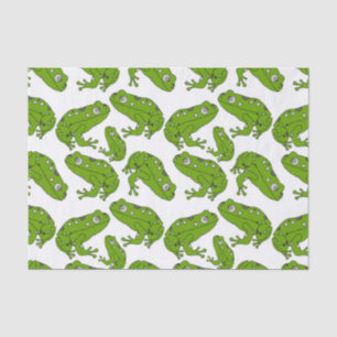 Green Frog Tissue Paper