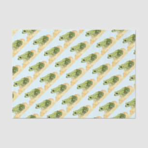 Green Frog Tissue Paper