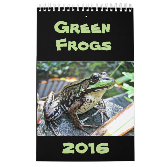 Green Frogs Calendar 2016 (Cover)