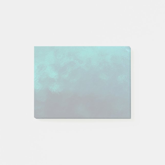 Green Frosted Glass Texture Post-it Notes (Front)