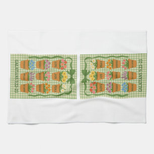 Green Fruit of the Spirit Kitchen Towel