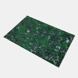 Green fungi on tree bark or whitish grey stone doormat