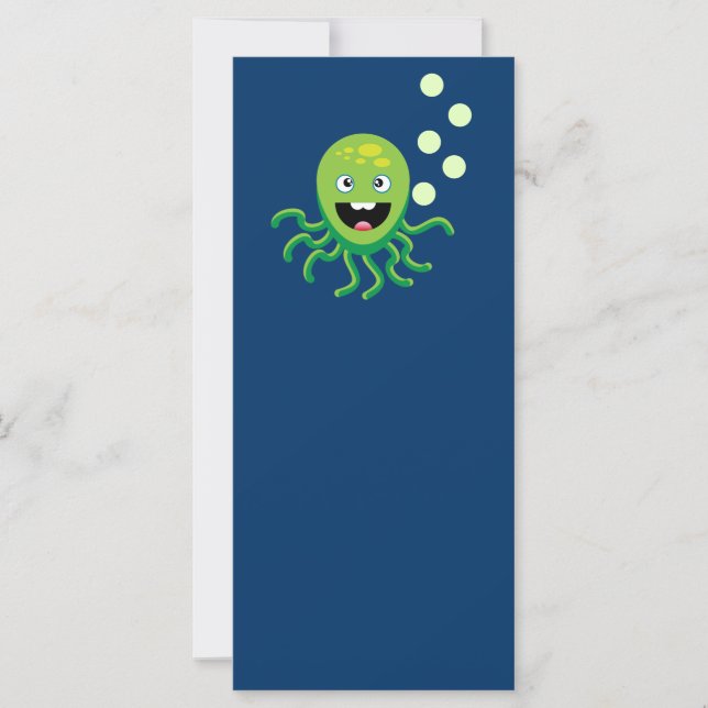 Green funny octopi (Front)