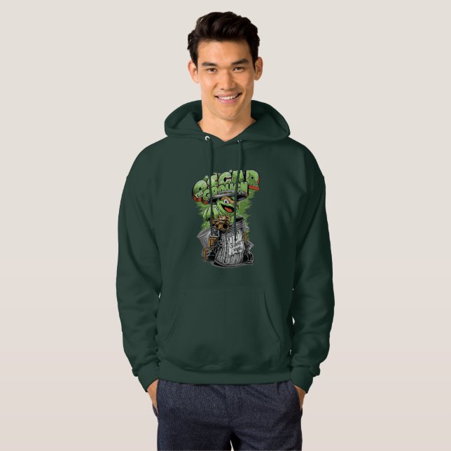 Green Garbage Monster  Hoodie (Front Full)