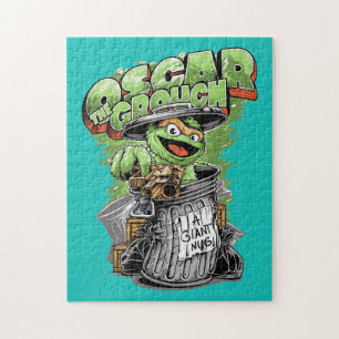 Green Garbage Monster  Jigsaw Puzzle