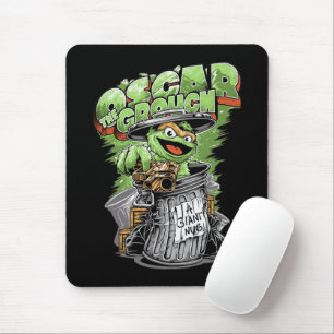 Green Garbage Monster Mouse Pad