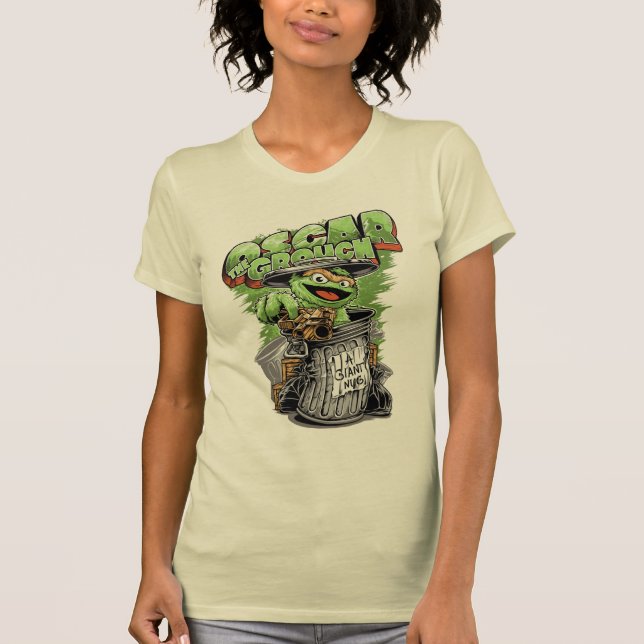 Green Garbage Monster  T-Shirt (Front)