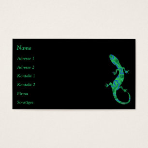 Green Gecko Business Cards