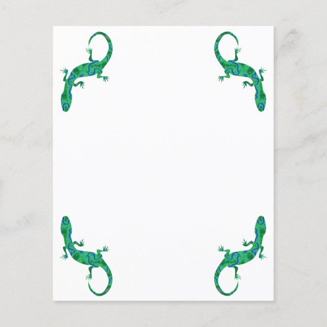 Green Gecko Flyer (Front)
