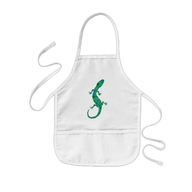 Green Gecko Kids Apron (Front)