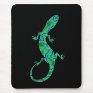 Green Gecko Mouse Pad