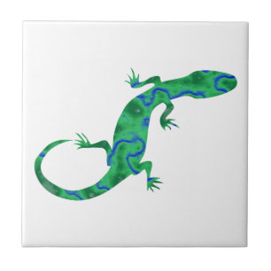 Green Gecko Tile