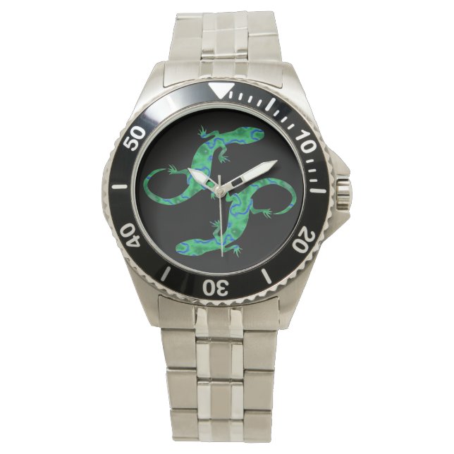 Green Gecko Watch (Front)