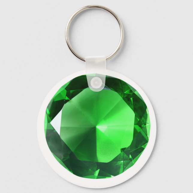 Green Gem Keychain (Front)