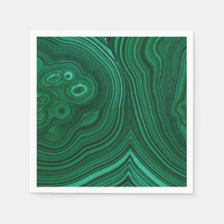 Green gemstone malachite natural stone design napkin