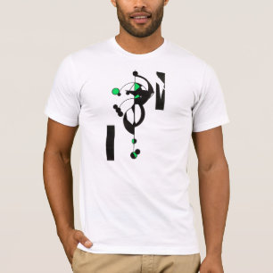 Green Geo Design T-shirt homme