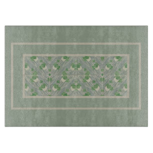 Green Geometric 1915 Hannah Borger Overbeck Cutting Board