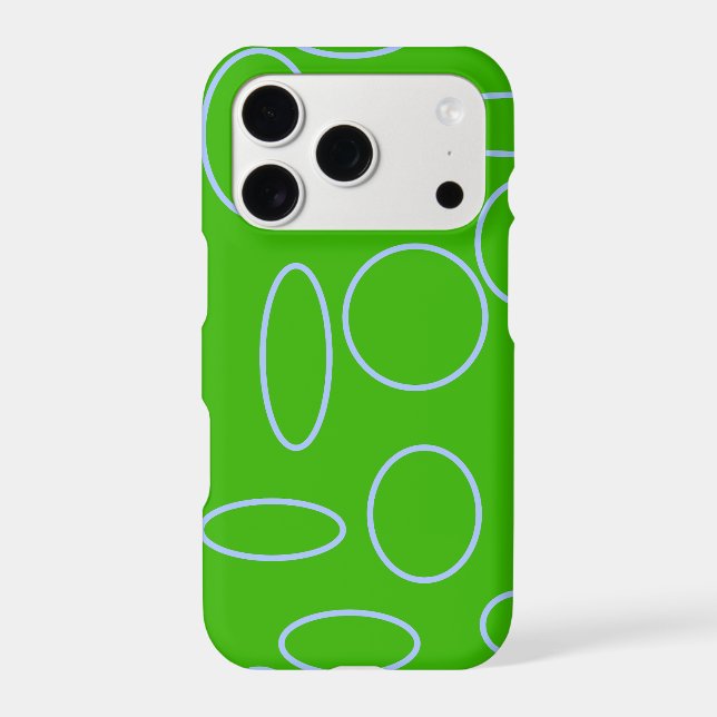 Green Geometric Circles (Verso)