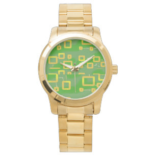 Green Geometric eWatch Watch