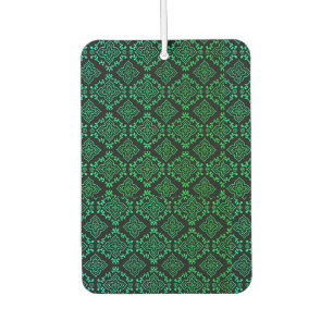 Green Geometric Pattern / Indian Print  Air Freshener