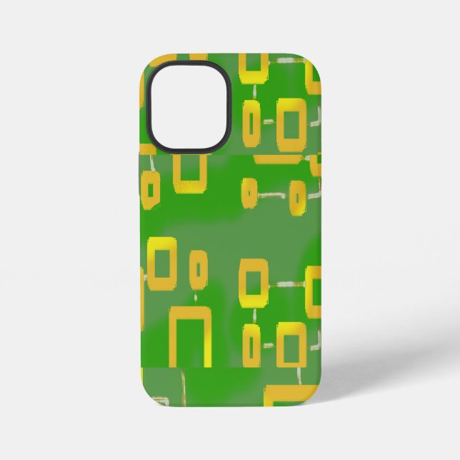 Green Geometric Phone Case (Back)