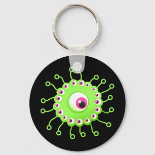 Green Germ Keychain