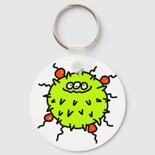 Green Germ Keychain (Front)