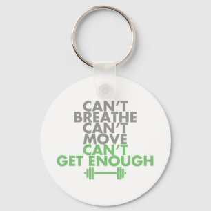 Green "Get Enough" Keychain