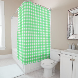 Green gingham
