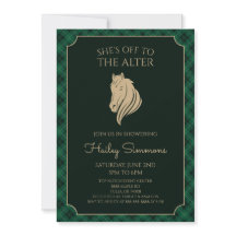 Green Gingham Derby Bridal Shower