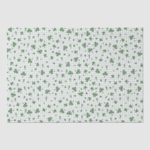 Green Gingham Gender Neutral St Patricks Day Tissue Paper