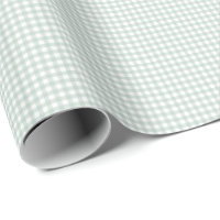 Green gingham simple cute small checks plaid