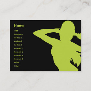 Green Girl - Chubby Business Card