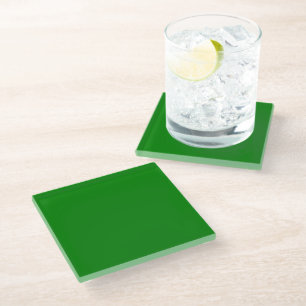Green Glass Coaster