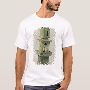Green glazed model of a tower T-Shirt