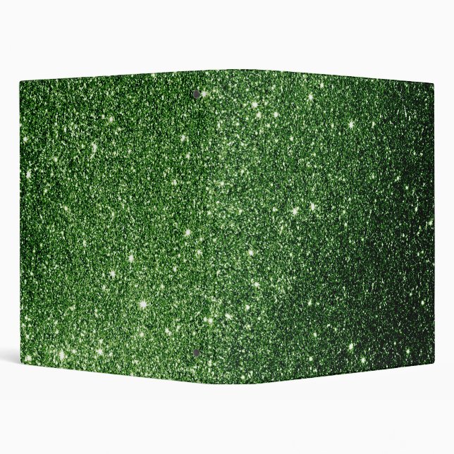Green Glitter Binder (Background)