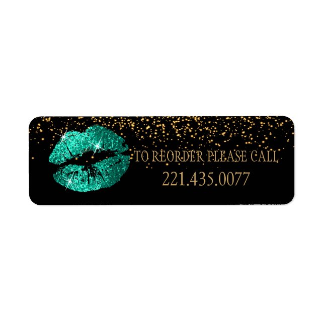 Green Glitter Lips - Reorder (Front)