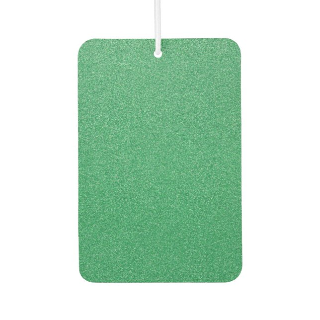 Green Glitter, Sparkle, Glitter Background Air Freshener (Front)