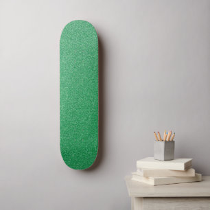 Green Glitter, Sparkle, Glitter Background Skateboard