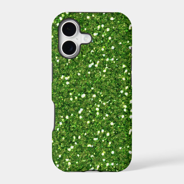 Green Glitters iPhone 5 Case (Back)