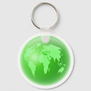 Green Globe Keychain