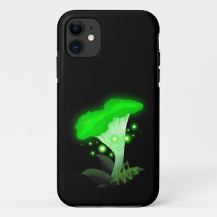 Green Glowing Mushroom Phone Case
