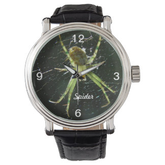 Green glowing Spider Watch