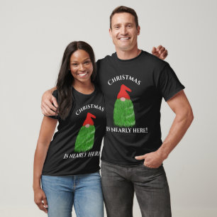 Green gnome funny Christmas is nearly here 2022 T-Shirt